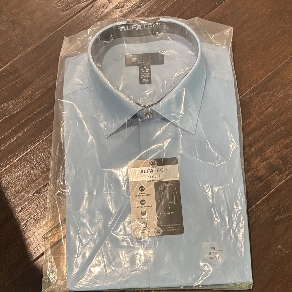 Alfani Light Blue Dress Shirt